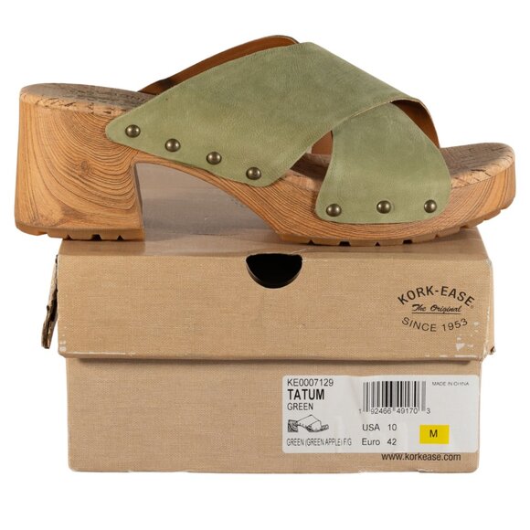 Kork-Ease Women's Tatum Leather 2-3/4" Heel Slide Sunflower Platform Sandals 10M - Picture 8 of 13